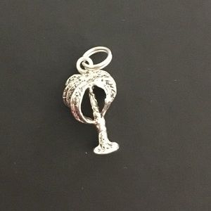 Sterling Palm Tree Charm